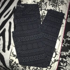 American eagle patterned jeggings